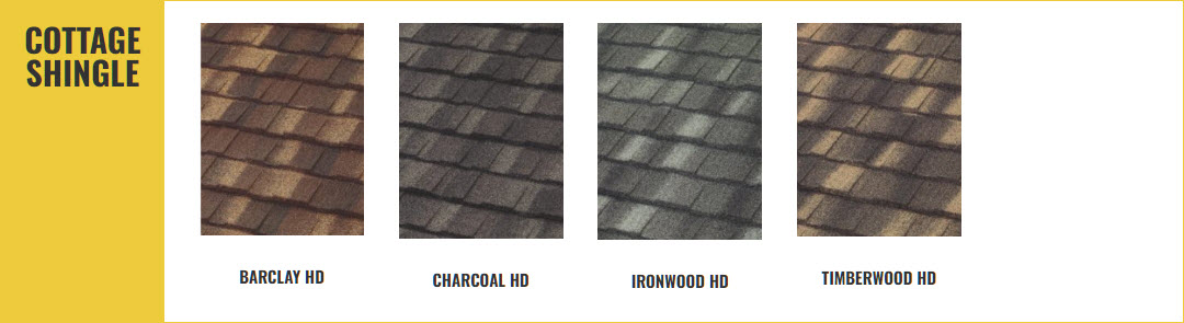 Stone coated steel roof colors for cottage shingles.